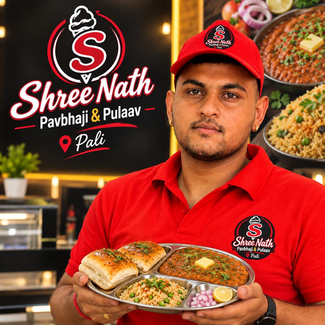 Sunil Jaat - Owner of Shreenath Pav Bhaji & Pulaav Pali